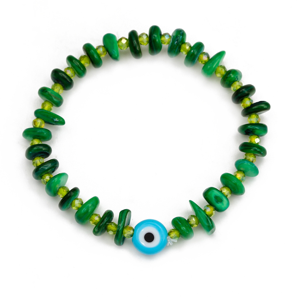 Fashion Eye Copper Inlay Zircon Bracelets 1 Piece