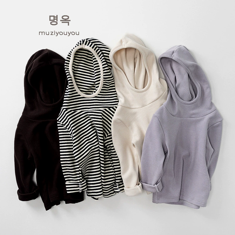 儿童连帽奥绒打底衫冬季百搭男女童韩版个性穿搭保暖衣服宝宝童装