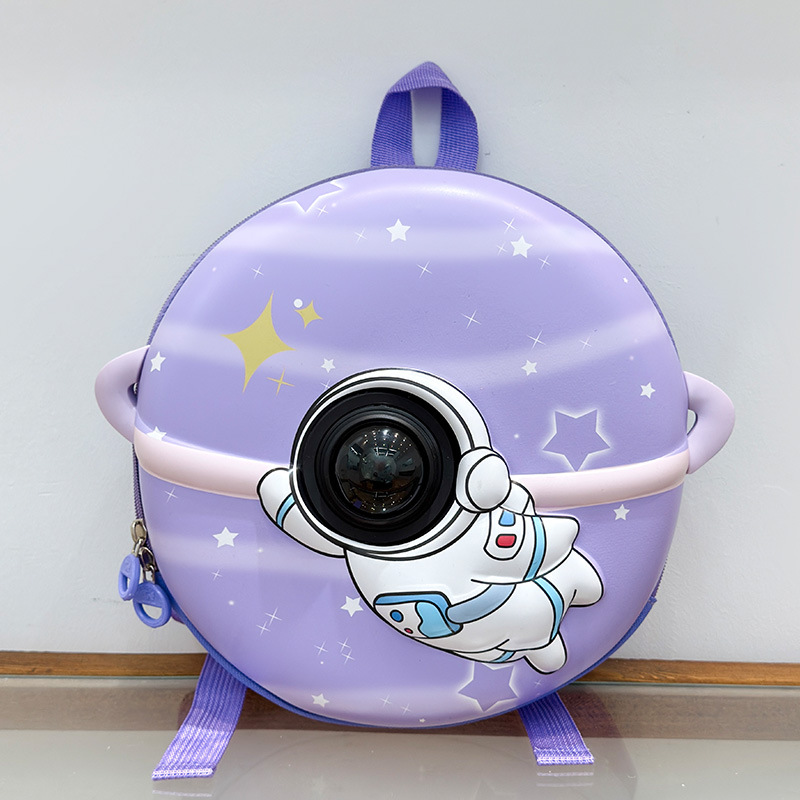 Cartoon astronauta mochila infantil jardín de infantes niños lindos niñas mochila preescolar 3 años mochila 5 años