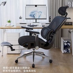 独立腰枕新款人体工学椅镂空家用电脑椅办公电竞椅