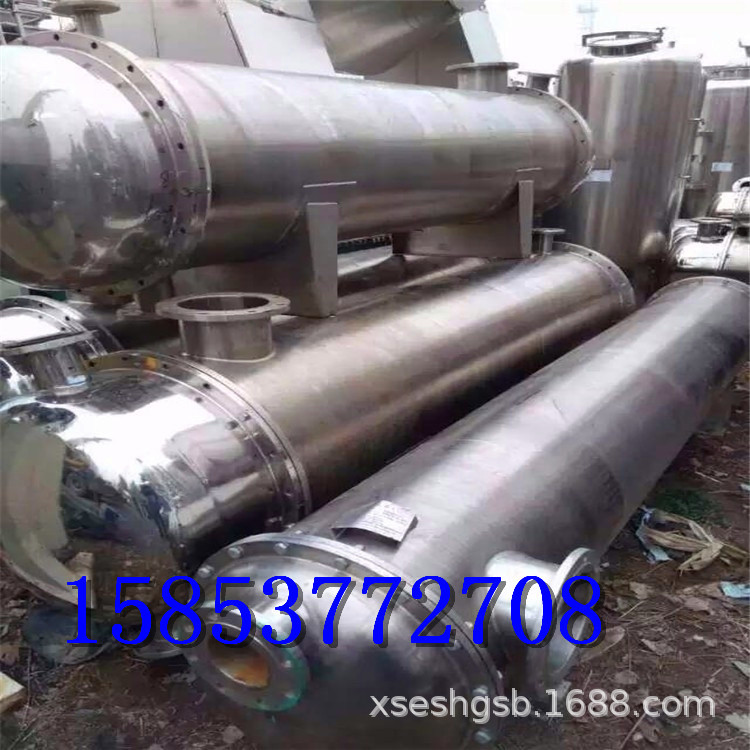 不锈钢冷凝器 列管冷凝器石墨冷凝器 板式、螺旋板换热器二手设备