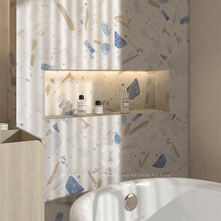 Sea Mystery Terrazzo Tiles Guest Dining Room Kitchen Bathroom Wall Floor Tiles Kindergarten Children's Clothing Chain Store Tiles
