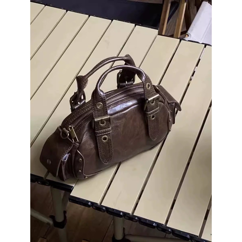 Niche Design Retro Luxury Multi-Pocket Handbag For Women, New Trendy Fashion Leather Shoulder And Crossbody Bag