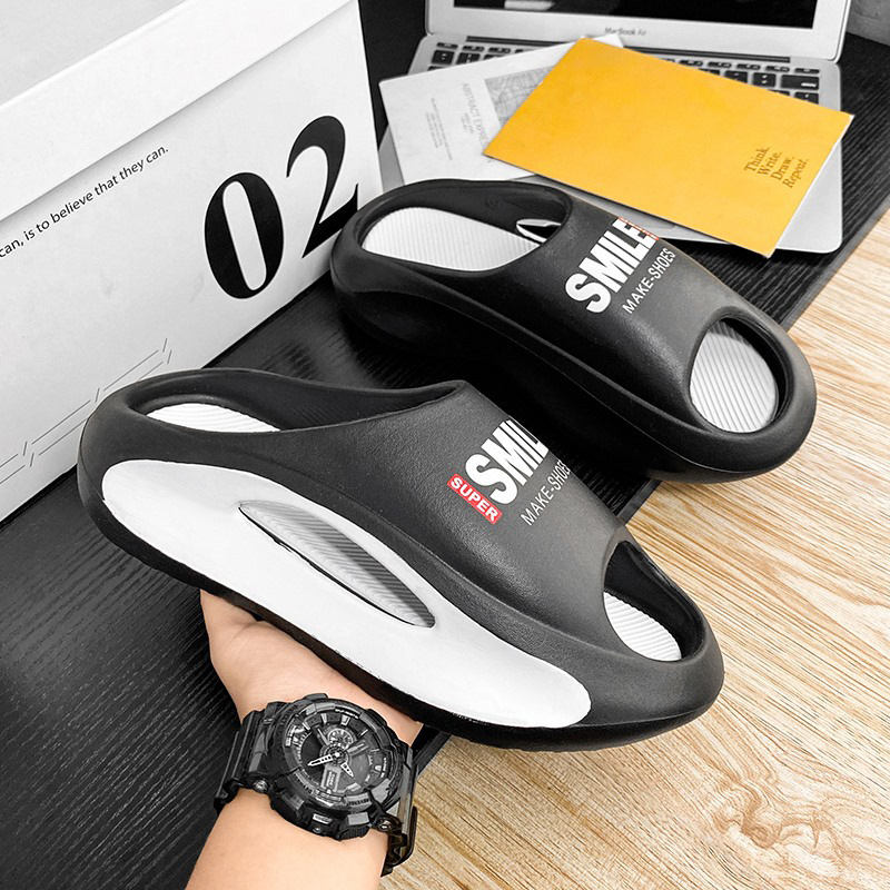 Home 2081 Thick Sole Feet Feeling Lightweight EVA One size Slippers_voghion.com