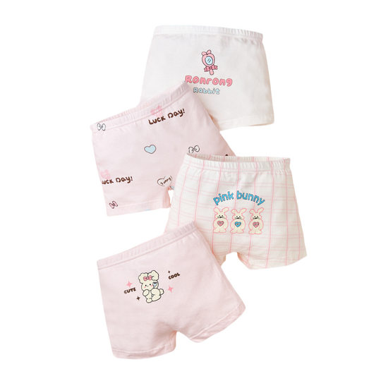 Bread Rabbit Class A Cotton Girls' Panties Summer Baby Boxers Girls Triangle Children's Panties Free Shipping