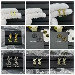 Saint Luo Earrings Yangshulin European and American Cross-Border Light Luxury High-End Niche Style Versatile Fashion Design Women's Model