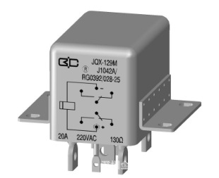 JQX-129M 型小型大功率密封直流电磁继电器