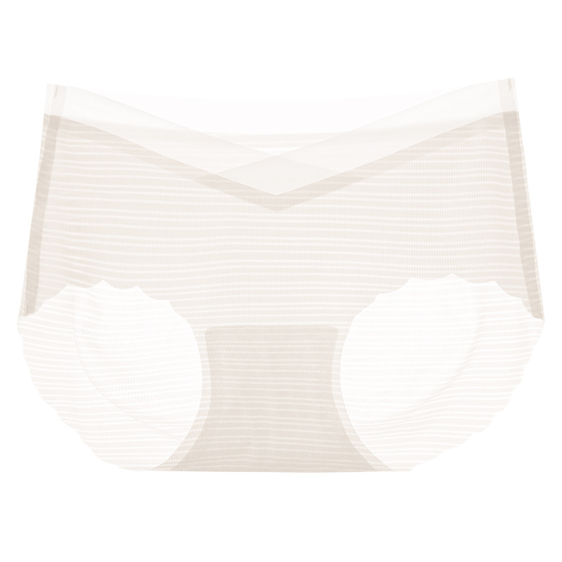 Ropa interior de maternidad sin costuras, refrescante verano, ligero y transpirable, pantalones cortos de seda de hielo para mujer, cintura baja, talla grande sin costuras, embarazo