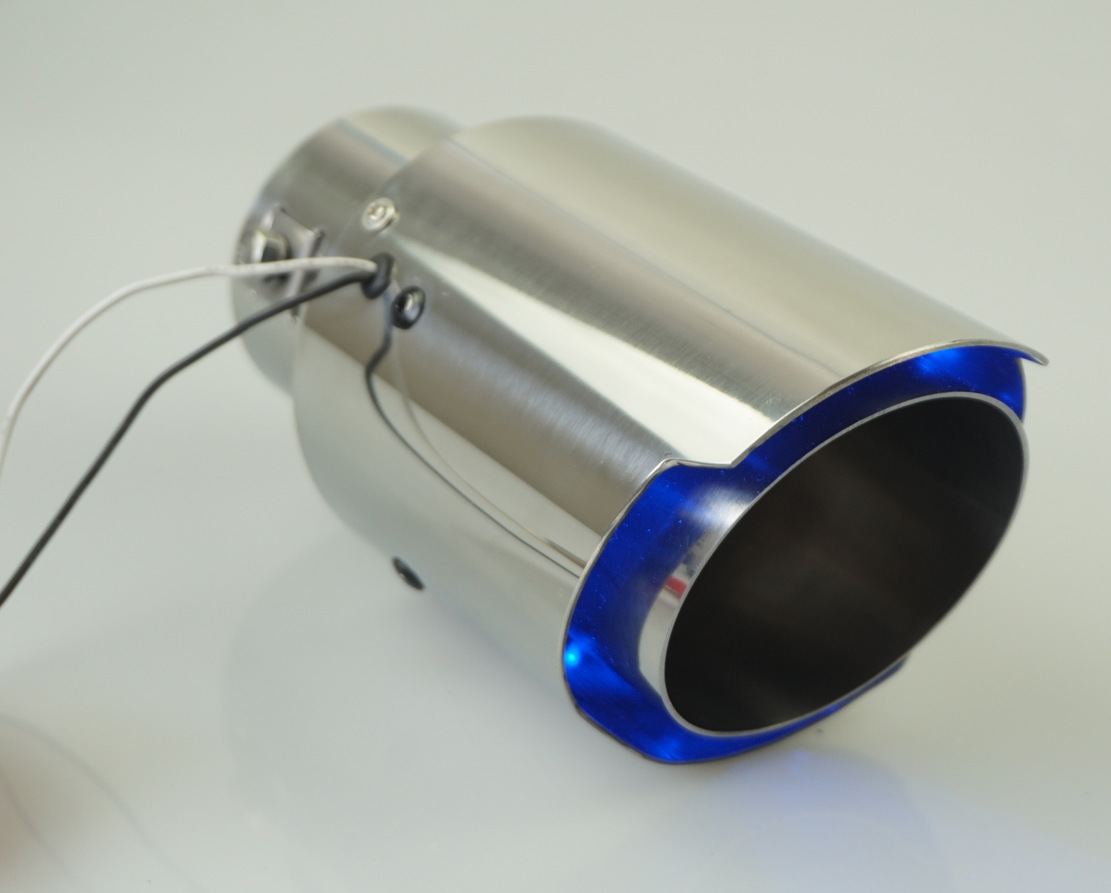 모든 스테인레스 스틸 스트레이트 에지 블루 램프