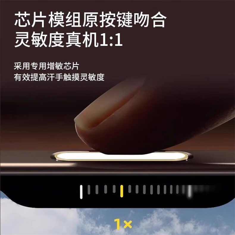 Aplicable a Apple 16promax teléfono celular fotográfico botón de protección de botón de capacitancia 16pro isla de contacto táctil
