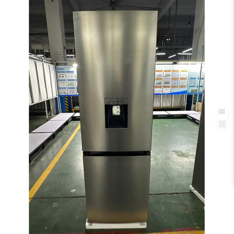 Foreign Trade Refrigerator Wholesale 245L Double-Door Household Refrigerator Silent Refrigeration and Freezing Imitation Stainless Steel Color Ice Foreign Trade Refrigerator Wholesale 245L Double-Door Household Refrigerator Silent Refrigeration and Freezing Imitation Stainless Steel Color Ice