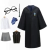 Tie, glasses, plastic magic wand, shirt, vest