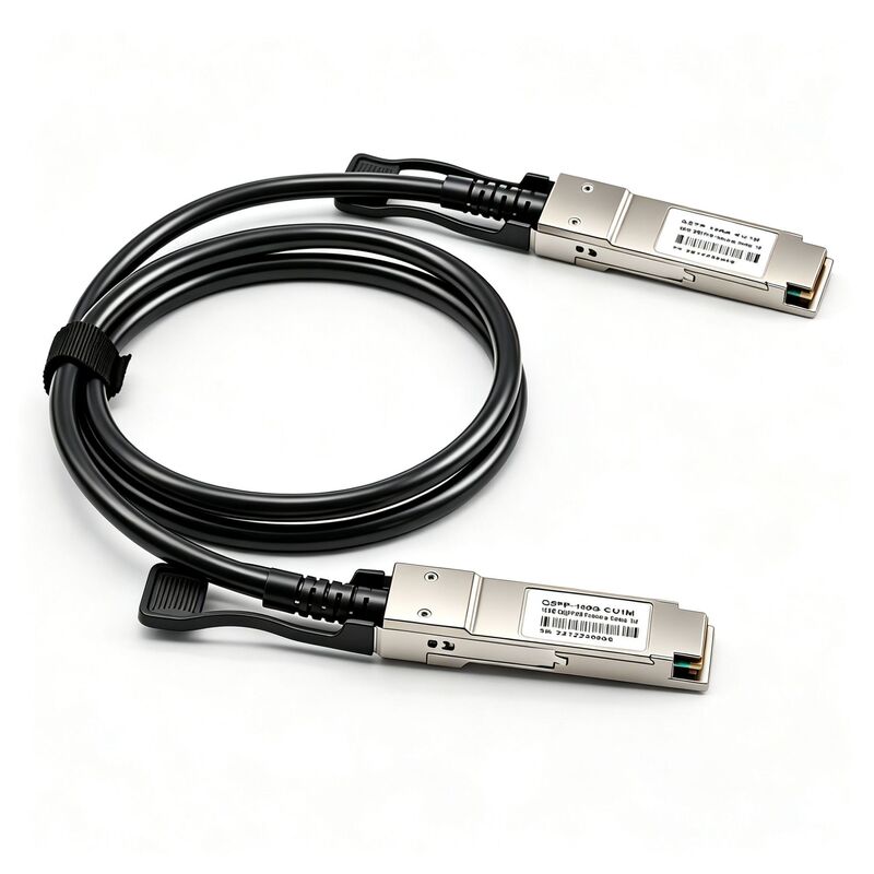 QSFP28-100G-CU3M passive high-speed copper cable DAC compatible with Huawei, Cisco, Nvidia, and Mellanox