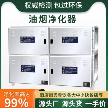 工业油烟净化机静电式油烟净化器商用酒店餐饮低空油烟净化设备