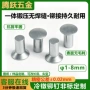 一体精密沉头敲击铝铆钉