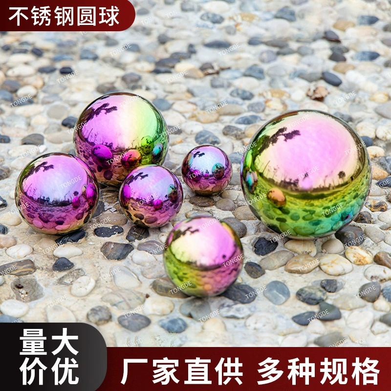 Трансграничная 201 нержавеющая сталь Гальваника цветной полый шар квадрат окна витрины декоративные потолки красочные шары
