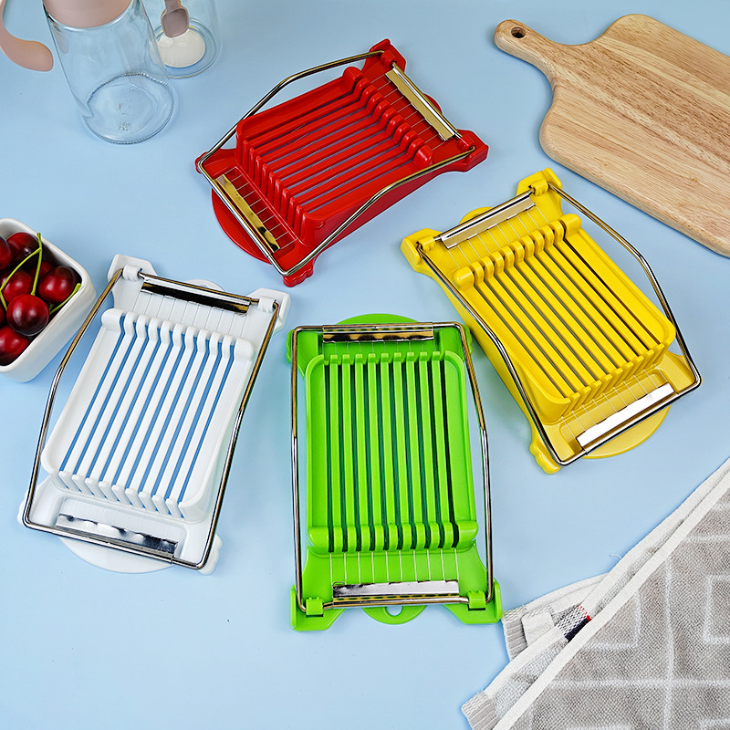 Cross-border direct sales 10-line 14-line ham slicer, lunch meat and egg divider, household kitchen egg slicer wholesale