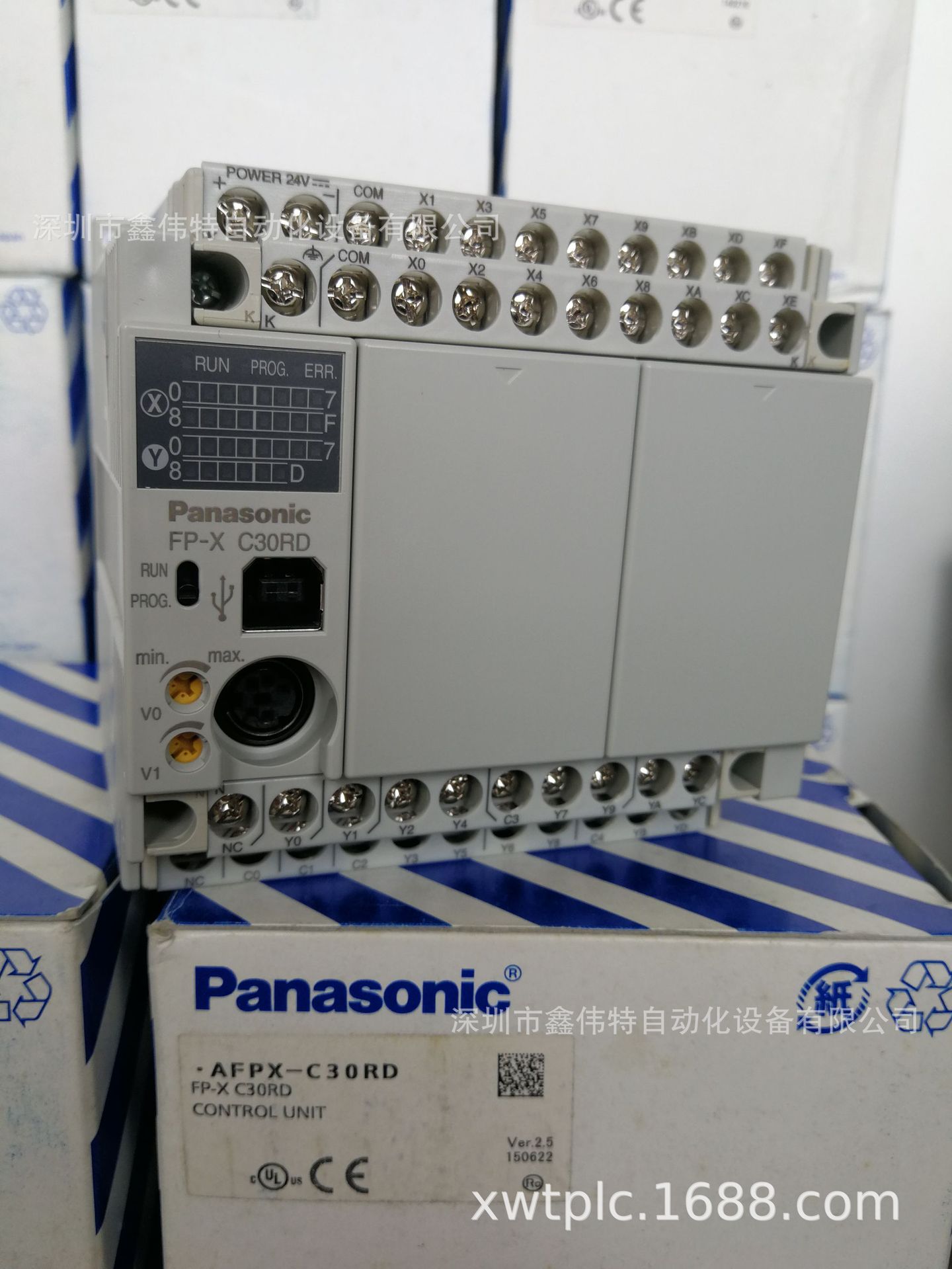 FP-X C30RD控制单元 AFPX-C30RD 输入16点输出14点