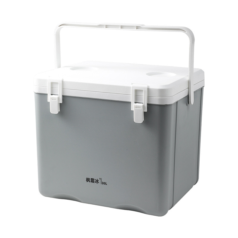 Caja de refrigeración de fijación para estandos comerciales de alimentos frescos y fríos, cubículo de hielo conveniente para automóviles al aire libre, camping, picnic, caja de calor