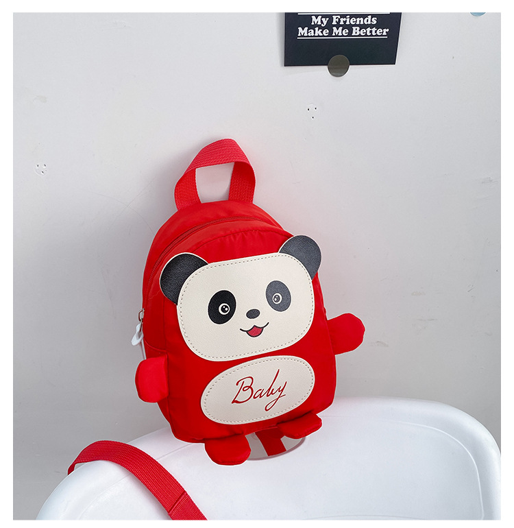 Kindergarten schoolbag for children, boys and girls, 1-3-5 years old, anti-wandering rope, cute frog, double-shoulder baby small backpack undefined
