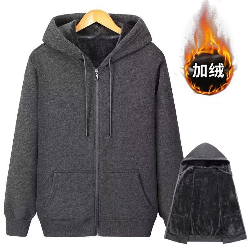 Wow Quick Return 2025 American Ins Loose Men's Hooded Zipper Pocket Sweatshirt Vest Jacket Simple