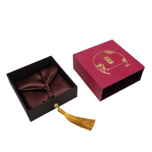 Heritage bracelet box, ancient gold tassel jewelry box, jewelry bracelet, toy bracelet, gift box, jewelry packaging box wholesale