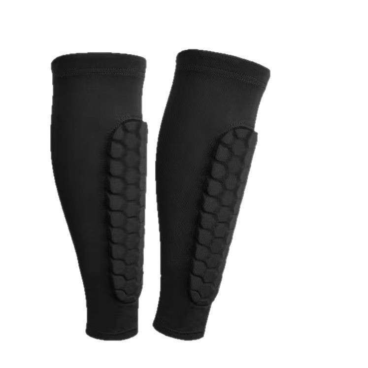 Fabricantes de panal de panal de calcetines de pantorrilla de patinación de baloncesto artes marciales de acondicionamiento físico anti-colisión equipo de protección deportiva de protección de piernas transfronterizas
