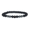 Classic fashionable magnetic ankle bracelet, matte accessory