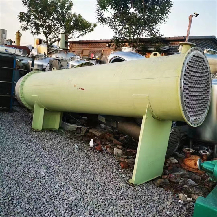 供应现货二手碟片式搪瓷钛材冷凝器 开式冷却器 壳管式换热器