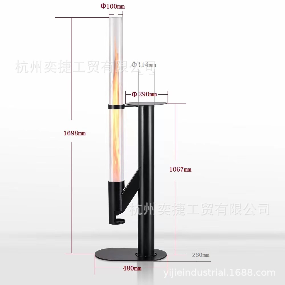 horno de cohetes de madera vertical horno de cohetes de lanzamiento de cohetes horno de calefacción de patio horno de calefacción de campamento al aire libre horno de granulares de invierno
