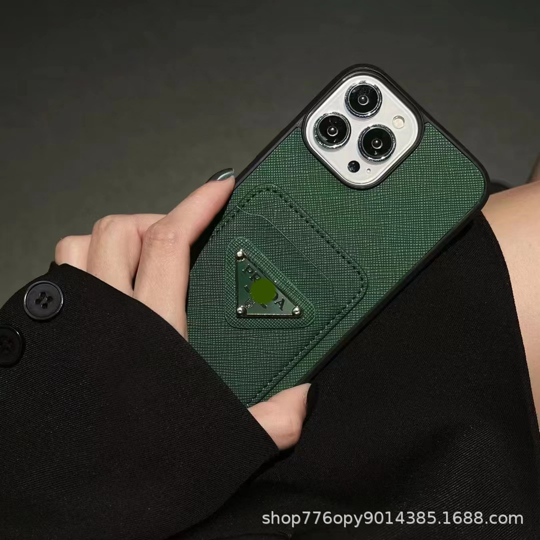 Y Cruz Tarjeta de patrón-verde oscuro