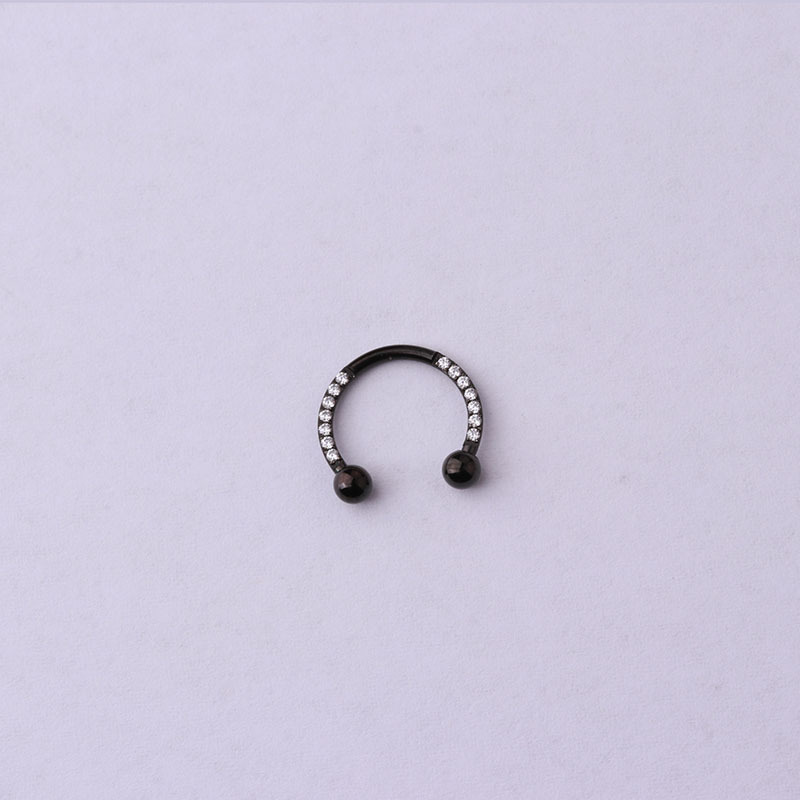 Nose Rings & Studs Fashion Geometric 316 Stainless Steel  Plating display picture 8