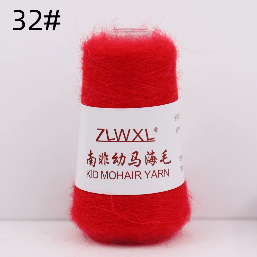 ZLWXL 50g 650m детский мохер пряжа - южноафриканский мохер, ручная вязка мягкая нить для вязания