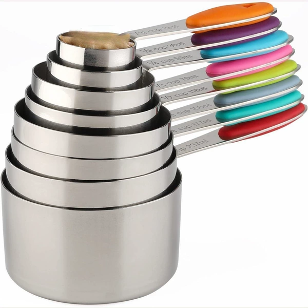 Measuring cup, set, 8 pieces