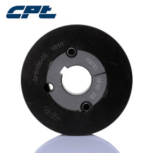 CPT歐標錐套皮帶輪雙槽SPB100-02-1610鑄鐵皮帶盤電機風機皮帶輪