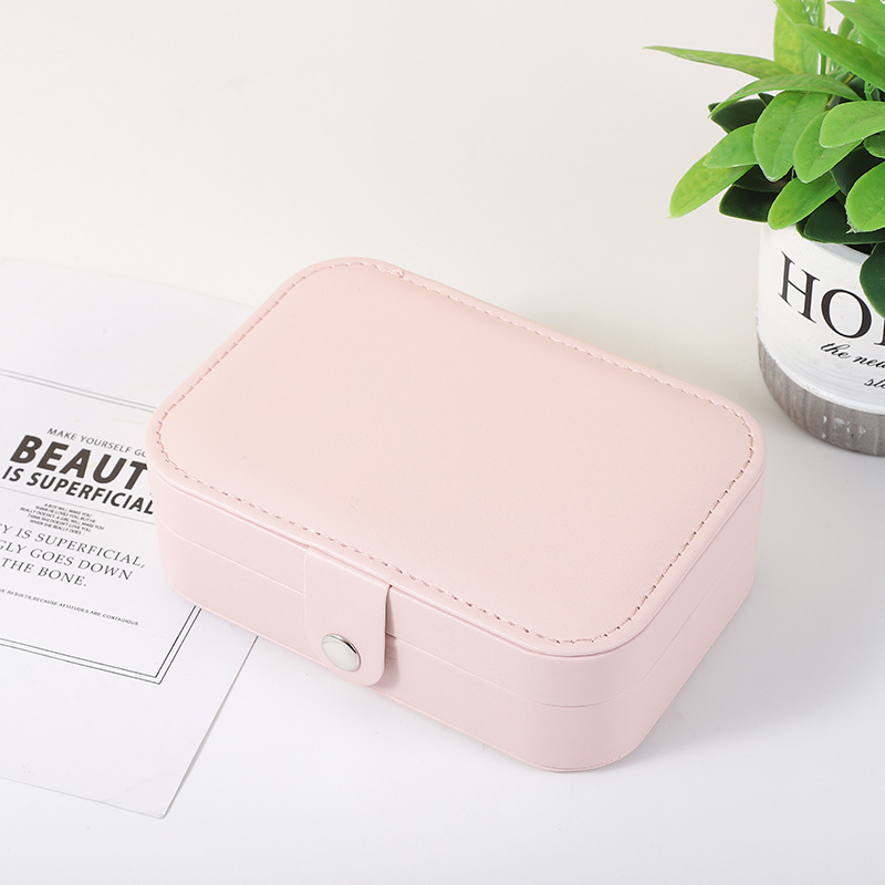 Necklace Ring Jewelry Storage Box Girl Style Portable Jewelry Box Small Earring Ring Jewelry Box