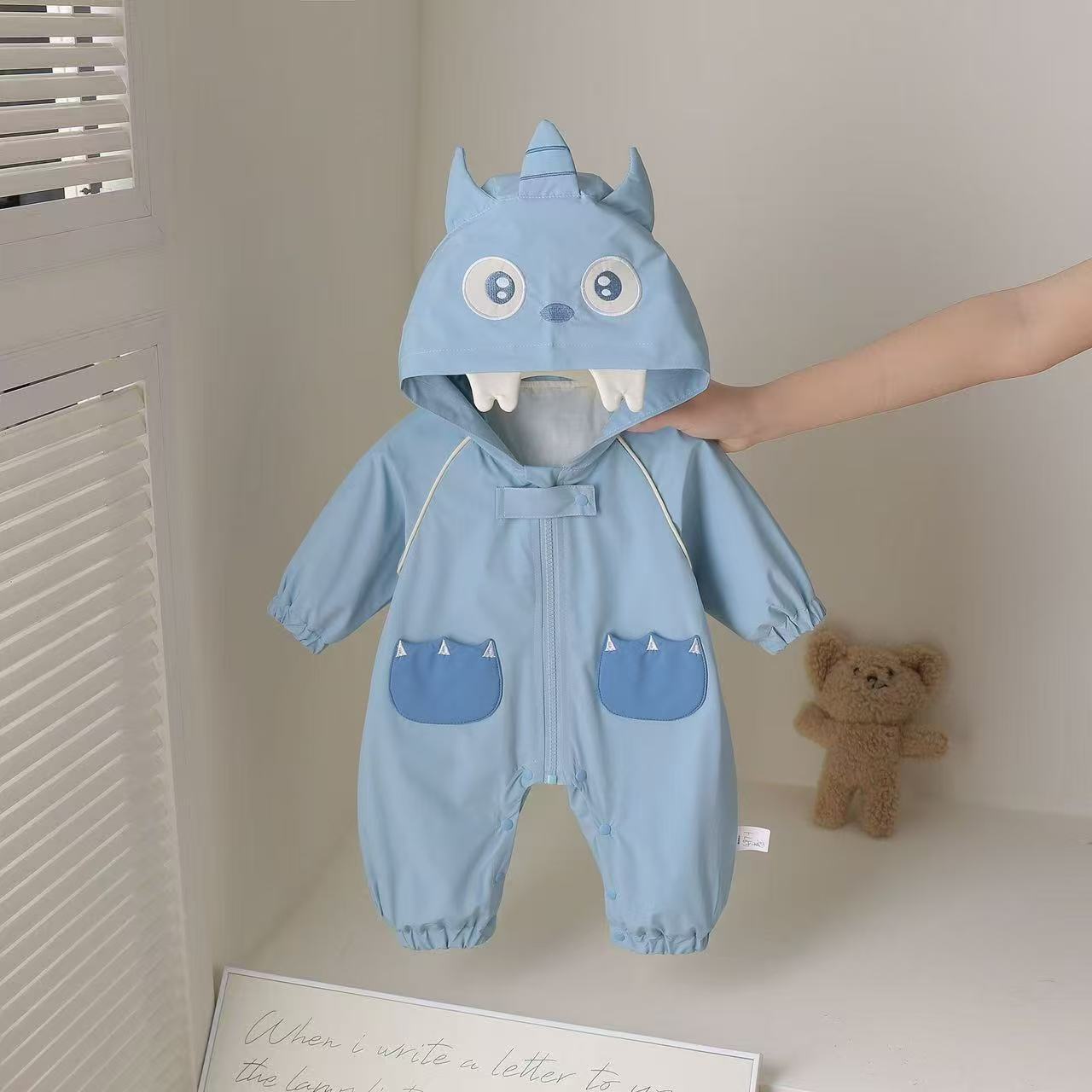 106059819@qq.com Infant Toddler Boys Girls' Spring And Autumn Cute New Super Adorable Jumpsuit, Outdoor Clothing, Windbreaker, Romper_voghion.com