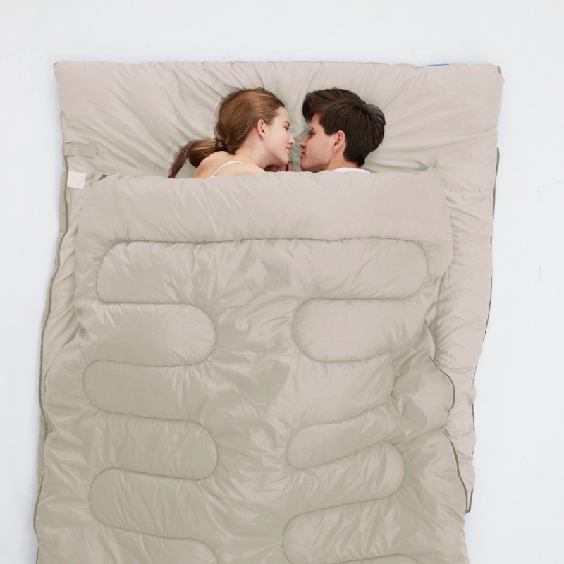 러킹 판매 커플 더블 슬리핑 백 성인 실내 두꺼운 야외 캠핑 가을과 겨울 캠핑 여행 더러운