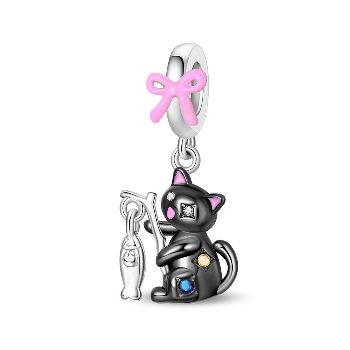Black cat charm, additional image 6