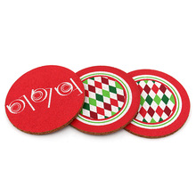 生产专业生产定制 订制LOGO 木质杯垫 餐吧餐厅隔热防滑软木垫