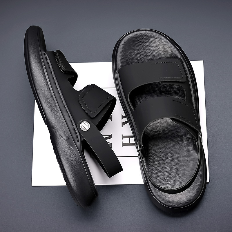 Sandals Men's 2025 New Summer Breathable Soft Sole Casual Non-slip Outer Wear Beach Shoes Dual-purpose Driving Sandals Sandals Men's 2025 New Summer Breathable Soft Sole Casual Non-slip Outer Wear Beach Shoes Dual-purpose Driving Sandals
