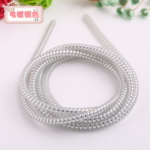 Wholesale universal 1.1 headphone laser plating headphone cable protection rope suitable for Apple and Android charging cable protective cover