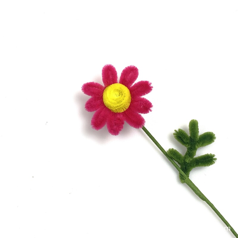 国境を越えて人気のぬいぐるみフラワーツイストスティック、造花カモミール、手作り造花、写真撮影用ギフト、ホリデーギフト|undefined