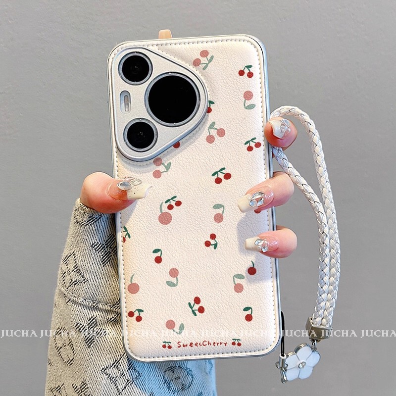Cherry Suitable for Apple Iphone17 Mobile Phone Case Vivox300 Metal Paint Air Cushion Case Couple Anti-Fall Protective Cover Cherry Suitable for Apple Iphone17 Mobile Phone Case Vivox300 Metal Paint Air Cushion Case Couple Anti-Fall Protective Cover