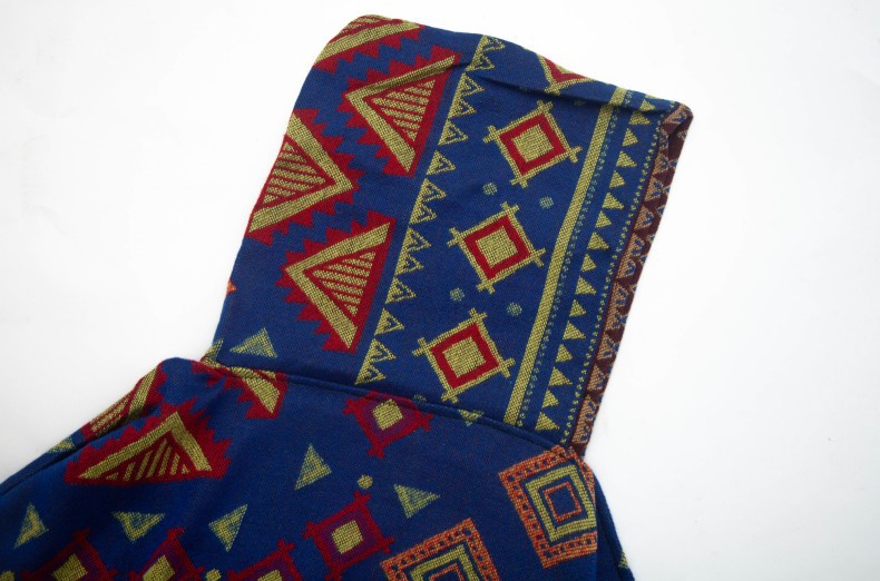 Unisex Hooded cape Winter travel jacquard fringed shawl for women_viptrois.com