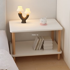 ベッドの頭の棚の小型の簡単な小さいテーブルの賃貸部屋の小さいお茶のいくつかの寝室の家庭用の簡易なベッドの頭のテーブルの置物の棚