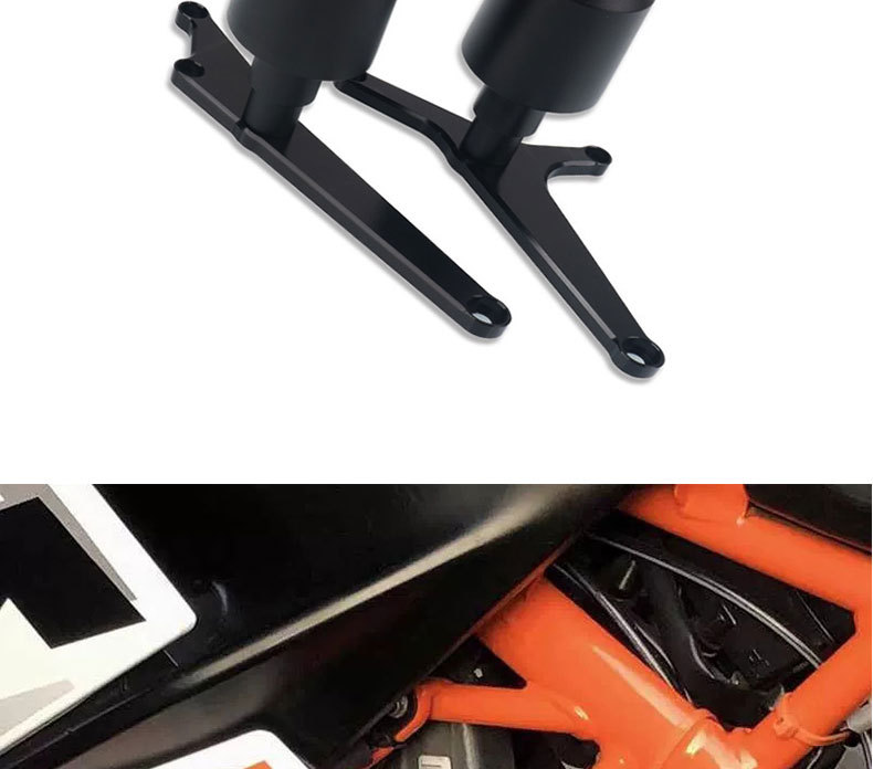 Suitable for Ktm Rc390 2014-2023 Modified Body Engine Guard Anti-Fall Glue Stick Ep Anti-Fall Ball