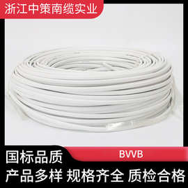 浙江中策BVVB硬护套铜芯护套电缆家装扁平硬电线空调电源线阻燃