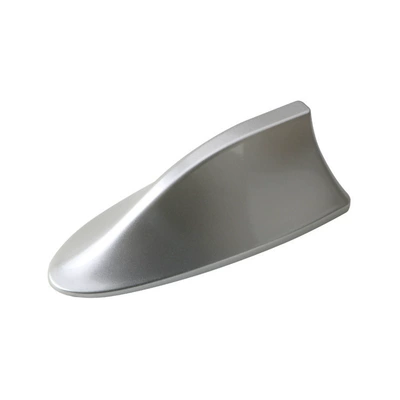 with signal reception antenna, decorative, vehicle antenna - silver-boxed