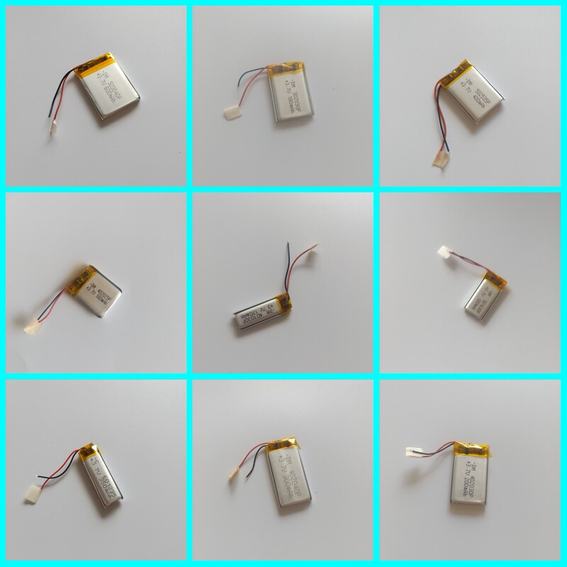 104060, 104070, 101550, 123555, 123450 Rechargeable Lithium Battery 3.7V